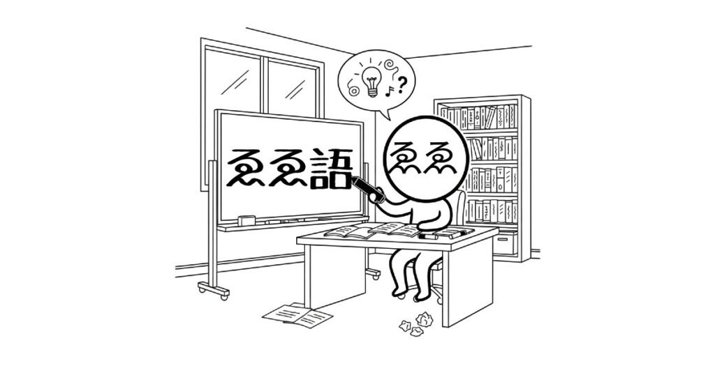 ゑゑ語を作った